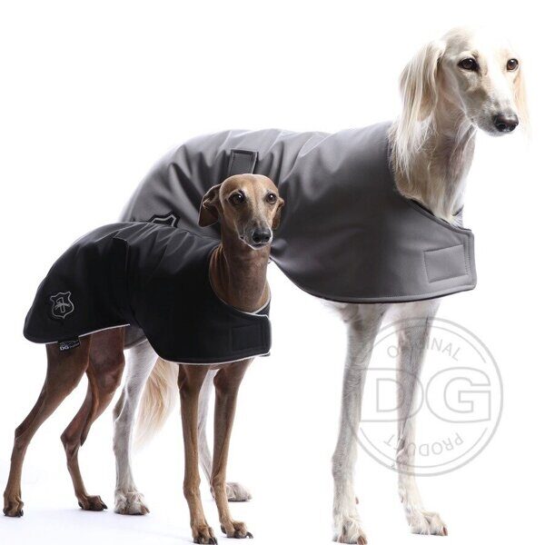 Попона для собак Basic Jacket black/grey